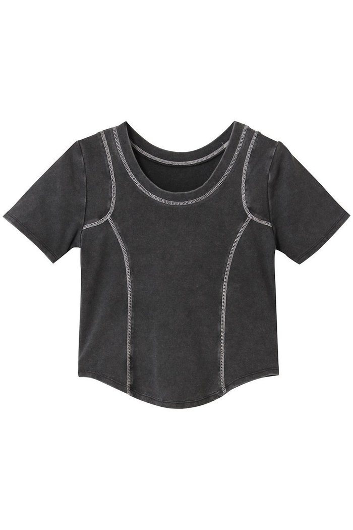 【メゾンスペシャル/MAISON SPECIAL】のBicolor Stitch Compact T-shirt/バイカラーステッチコンパクトTシャツ インテリア・キッズ・メンズ・レディースファッション・服の通販 founy(ファニー) https://founy.com/ ファッション Fashion レディースファッション Fashion for Women トップス・カットソー Cut & Sew Tops シャツ・ブラウス・オフィスカジュアル Elegant Blouses & Button-Ups ロングTシャツ・Tシャツ Longline T-Shirts & Tees カットソー・ベーシックTシャツ Cut-and-Sewn Tops / Stretch Tees & Basics コンパクト Compact, Small Size 今季 This Season, Current Season ショート Short, Short Length シンプル Simple, Minimal ストレッチ Stretch, Stretchy Fabric スリーブ Sleeve, Long Sleeve / Short Sleeve フィット Fit, Slim Fit |ID: prp329100004475159 ipo3291000000032856189