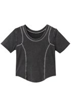 【メゾンスペシャル/MAISON SPECIAL】のBicolor Stitch Compact T-shirt/バイカラーステッチコンパクトTシャツ C.GRY(チャコールグレー)|ID: prp329100004475159 ipo3291000000032856194