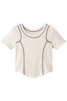 【メゾンスペシャル/MAISON SPECIAL】のBicolor Stitch Compact T-shirt/バイカラーステッチコンパクトTシャツ WHT(ホワイト)|ID: prp329100004475159 ipo3291000000032856200
