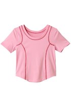 【メゾンスペシャル/MAISON SPECIAL】のBicolor Stitch Compact T-shirt/バイカラーステッチコンパクトTシャツ PNK(ピンク)|ID: prp329100004475159 ipo3291000000032856205