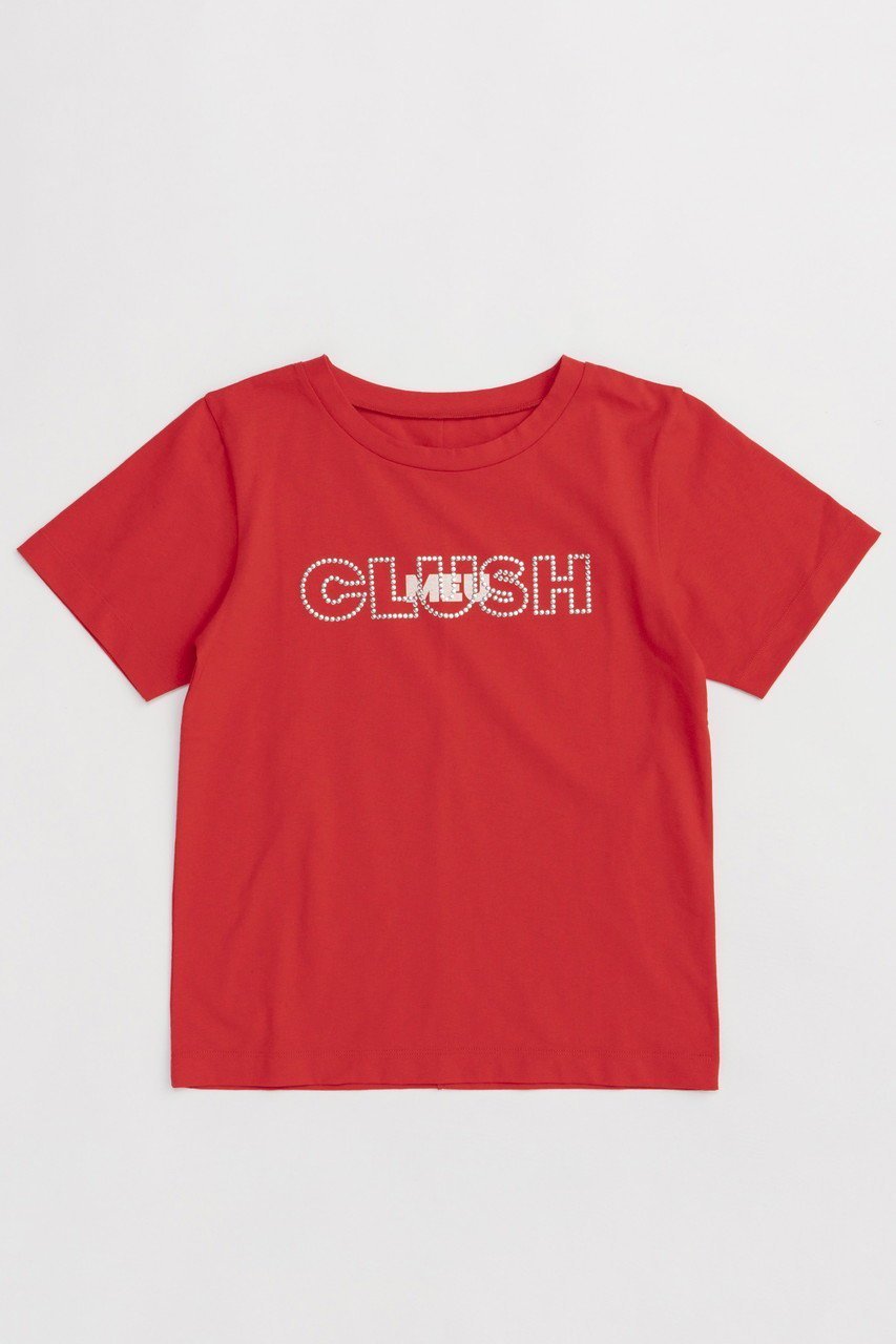 【メゾンスペシャル/MAISON SPECIAL】のMEU CLUSH T-shirt/MEU CLUSH Tシャツ インテリア・キッズ・メンズ・レディースファッション・服の通販 founy(ファニー) 　ファッション　Fashion　レディースファッション　WOMEN　トップス・カットソー　Tops/Tshirt　シャツ/ブラウス　Shirts/Blouses　ロング / Tシャツ　T-Shirts　カットソー　Cut and Sewn　インナー　Inner　春　Spring　グラフィック　Graphic　ショート　Short　シルバー　Silver　スリーブ　Sleeve　S/S・春夏　Ss・Spring/Summer　再入荷　Restock/Back In Stock/Re Arrival　夏　Summer　RED(レッド)|ID: prp329100004475160 ipo3291000000031550399
