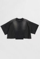 【メゾンスペシャル/MAISON SPECIAL】のDocking Crash Short T-shirt/ドッキングクラッシュショートTシャツ BLK(ブラック)|ID: prp329100004475161 ipo3291000000031550419