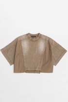 【メゾンスペシャル/MAISON SPECIAL】のDocking Crash Short T-shirt/ドッキングクラッシュショートTシャツ CML(キャメル)|ID: prp329100004475161 ipo3291000000031550420