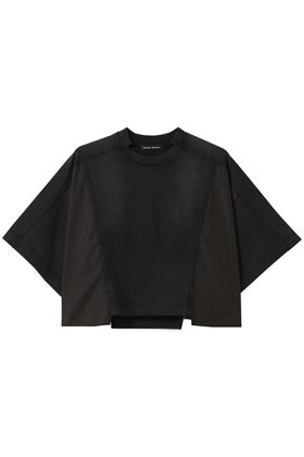 【メゾンスペシャル/MAISON SPECIAL】のDocking Crash Short T-shirt/ドッキングクラッシュショートTシャツ 人気、トレンドファッション・服の通販 founy(ファニー) ファッション Fashion レディースファッション Fashion for Women トップス・カットソー Cut & Sew Tops シャツ・ブラウス・オフィスカジュアル Elegant Blouses & Button-Ups ロングTシャツ・Tシャツ Longline T-Shirts & Tees カットソー・ベーシックTシャツ Cut-and-Sewn Tops / Stretch Tees & Basics クラッシュ Distressed, Crashed Style クロップド Cropped, Short Length コンビ Combo, Combination Style ショート Short, Short Length スリム Slim, Slim Fit スリーブ Sleeve, Long Sleeve / Short Sleeve ダメージ Distressed, Destroyed ドッキング Docking, Mixed Material バスク Basque, Basque Style バランス Balance, Style Balance ワイド Wide, Wide Fit 夏 Summer エレガント 上品 Elegant |ID:prp329100004475161