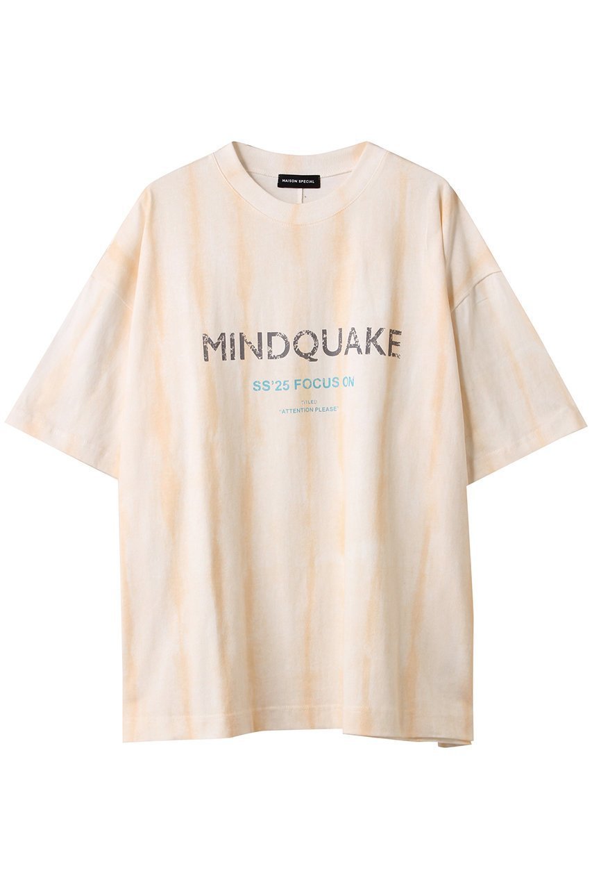 【メゾンスペシャル/MAISON SPECIAL】のMINDQUAKE Logo Oversized T-shirt/MINDQUAKEロゴオーバーTシャツ インテリア・キッズ・メンズ・レディースファッション・服の通販 founy(ファニー) 　ファッション　Fashion　レディースファッション　Fashion for Women　トップス・カットソー　Cut & Sew Tops　シャツ・ブラウス・オフィスカジュアル　Elegant Blouses & Button-Ups　ロングTシャツ・Tシャツ　Longline T-Shirts & Tees　カットソー・ベーシックTシャツ　Cut-and-Sewn Tops / Stretch Tees & Basics　ヴィンテージ　Vintage Style　ショート　Short, Short Length　シンプル　Simple, Minimal　スリーブ　Sleeve, Long Sleeve / Short Sleeve　トレンド　Trend, Trending Now　ボーダー　Border, Stripe　リラックス　Relax, Relaxed Fit　レース　Lace, Lace Fabric　ORG(オレンジ)|ID: prp329100004475163 ipo3291000000032810966