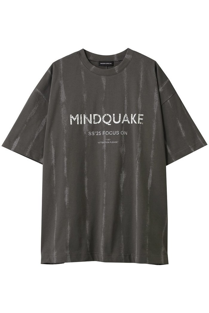 【メゾンスペシャル/MAISON SPECIAL】のMINDQUAKE Logo Oversized T-shirt/MINDQUAKEロゴオーバーTシャツ インテリア・キッズ・メンズ・レディースファッション・服の通販 founy(ファニー) https://founy.com/ ファッション Fashion レディースファッション Fashion for Women トップス・カットソー Cut & Sew Tops シャツ・ブラウス・オフィスカジュアル Elegant Blouses & Button-Ups ロングTシャツ・Tシャツ Longline T-Shirts & Tees カットソー・ベーシックTシャツ Cut-and-Sewn Tops / Stretch Tees & Basics ヴィンテージ Vintage Style ショート Short, Short Length シンプル Simple, Minimal スリーブ Sleeve, Long Sleeve / Short Sleeve トレンド Trend, Trending Now ボーダー Border, Stripe リラックス Relax, Relaxed Fit レース Lace, Lace Fabric |ID: prp329100004475163 ipo3291000000035636948