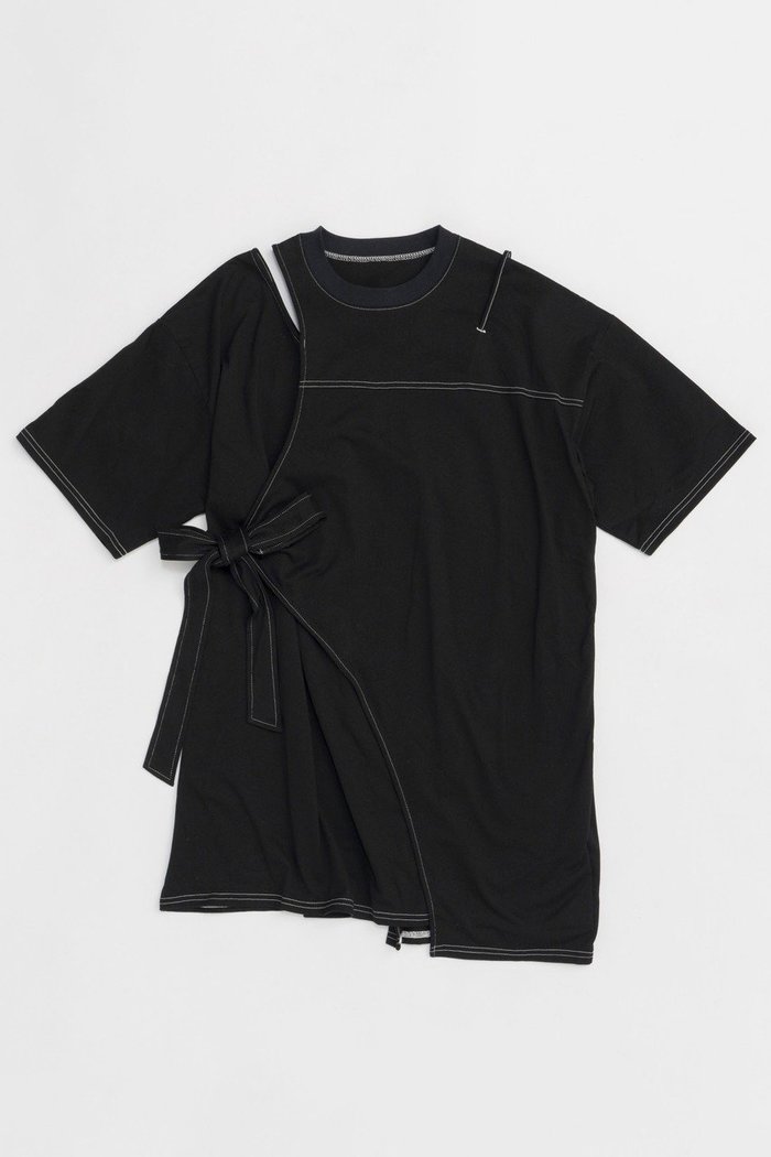 【メゾンスペシャル/MAISON SPECIAL】のCutting Oversized T-shirt/カッティングオーバーTシャツ インテリア・キッズ・メンズ・レディースファッション・服の通販 founy(ファニー) https://founy.com/ ファッション Fashion レディースファッション WOMEN トップス・カットソー Tops/Tshirt シャツ/ブラウス Shirts/Blouses ロング / Tシャツ T-Shirts カットソー Cut and Sewn カッティング Cutting カットソー Cut And Sew ショート Short スリーブ Sleeve リボン Ribbon おすすめ Recommend |ID: prp329100004475166 ipo3291000000031550530