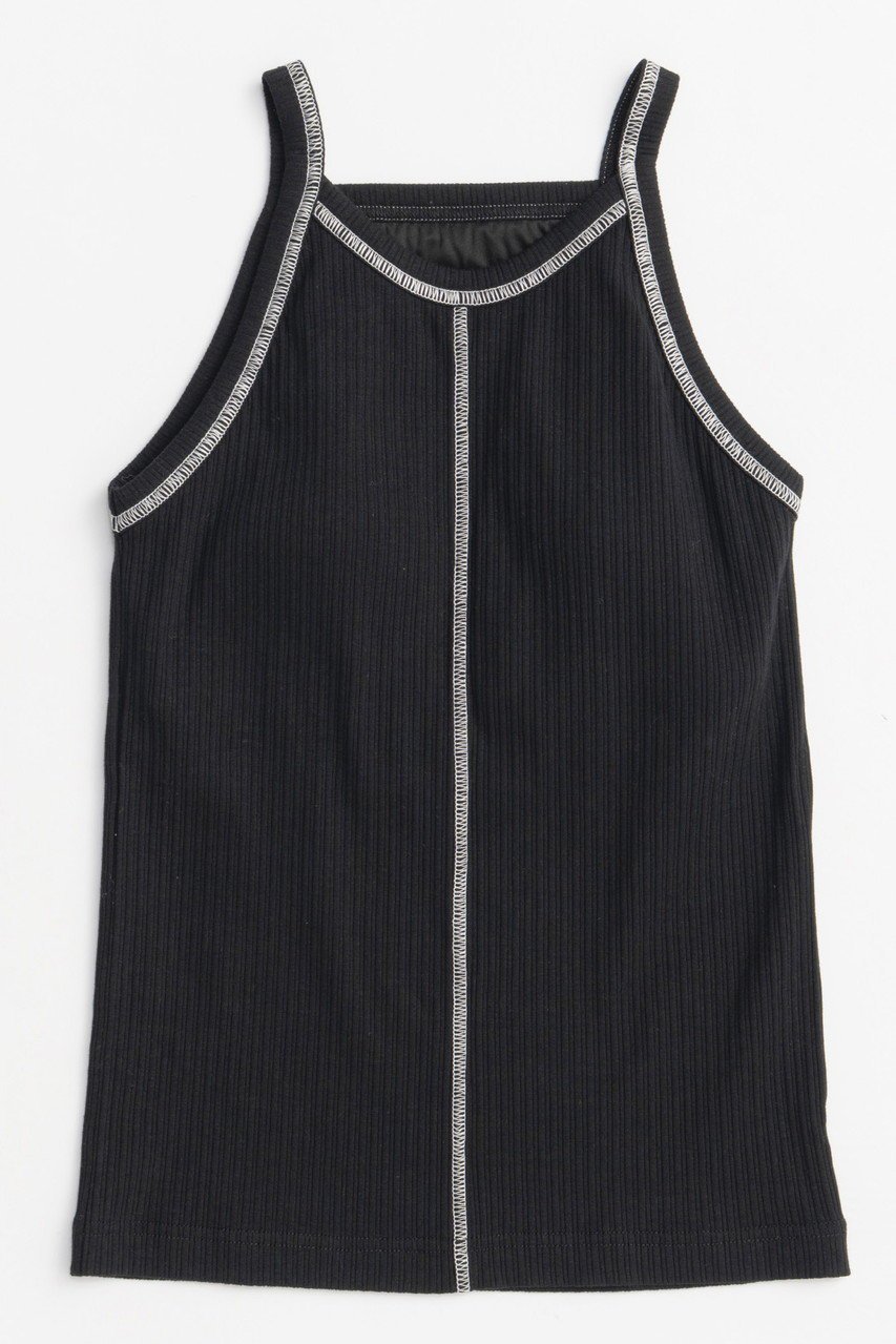 【メゾンスペシャル/MAISON SPECIAL】のCup In American Sleeve Tank Top/カップインアメスリタンクトップ インテリア・キッズ・メンズ・レディースファッション・服の通販 founy(ファニー) 　ファッション　Fashion　レディースファッション　WOMEN　トップス・カットソー　Tops/Tshirt　キャミソール / ノースリーブ　No Sleeves　シャツ/ブラウス　Shirts/Blouses　ロング / Tシャツ　T-Shirts　カットソー　Cut and Sewn　カットソー　Cut And Sew　キャミソール　Camisole　シンプル　Simple　タンク　Tank　フィット　Fit　ワンポイント　One Point　BLK(ブラック)|ID: prp329100004475168 ipo3291000000031550587
