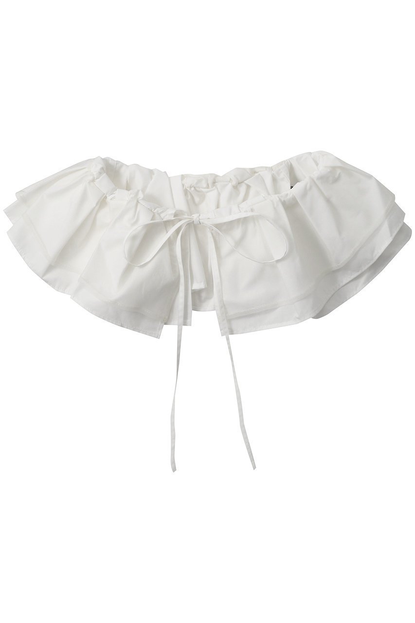 【メゾンスペシャル/MAISON SPECIAL】のMultiway Tulle Layered Collar/マルチウェイチュールレイヤードカラー インテリア・キッズ・メンズ・レディースファッション・服の通販 founy(ファニー) 　ファッション　Fashion　レディースファッション　Fashion for Women　レイングッズ・傘・晴雨兼用傘　Umbrellas & Rain Gear　傘　Umbrella, Parasol　ダブル　Double, Double-Breasted　チューブ　Tube, Tube Top　チュール　Tulip, Tulip Motif　時計　Watch, Wristwatch　ハンカチ　Handkerchief, Hanky　リバーシブル　Reversible, Two-Sided　おすすめ　Recommended / Our Picks　WHT(ホワイト)|ID: prp329100004475171 ipo3291000000032801567