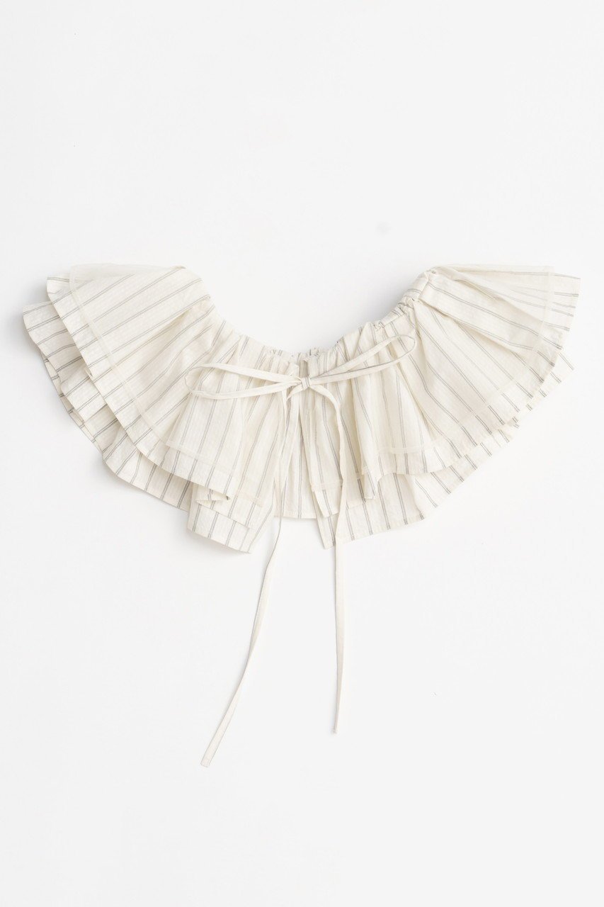 【メゾンスペシャル/MAISON SPECIAL】のMultiway Tulle Layered Collar/マルチウェイチュールレイヤードカラー 人気、トレンドファッション・服の通販 founy(ファニー) 　ファッション　Fashion　レディースファッション　Fashion for Women　レイングッズ・傘・晴雨兼用傘　Umbrellas & Rain Gear　傘　Umbrella, Parasol　ダブル　Double, Double-Breasted　チューブ　Tube, Tube Top　チュール　Tulip, Tulip Motif　時計　Watch, Wristwatch　ハンカチ　Handkerchief, Hanky　リバーシブル　Reversible, Two-Sided　おすすめ　Recommended / Our Picks　other-2|ID: prp329100004475171 ipo3291000000032801569