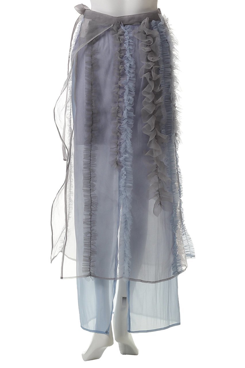 【メゾンスペシャル/MAISON SPECIAL】のSheer Ruffle Skirt/シアーフリルスカート 人気、トレンドファッション・服の通販 founy(ファニー) 　ファッション　Fashion　レディースファッション　WOMEN　スカート　Skirt　ロングスカート　Long Skirt　インナー　Inner　オーガンジー　Organdy　シンプル　Simple　チュール　Tulle　フェミニン　Feminine　フリル　Frills　ランダム　Random　ロング　Long　エレガント 上品　Elegant　other-4|ID: prp329100004475172 ipo3291000000032272953