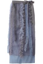 【メゾンスペシャル/MAISON SPECIAL】のSheer Ruffle Skirt/シアーフリルスカート BLU(ブルー)|ID: prp329100004475172 ipo3291000000035056769