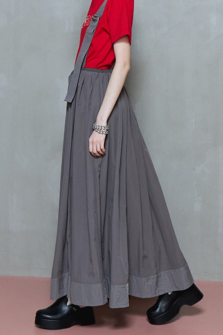 【メゾンスペシャル/MAISON SPECIAL】のSuspender Volume Skirt/サスペンダーボリュームスカート 人気、トレンドファッション・服の通販 founy(ファニー) 　ファッション　Fashion　レディースファッション　Fashion for Women　スカート　Skirts　ロングスカート　Long Skirts / Maxi & Midi Skirts　エレガント 上品　Elegant　サスペンダー　Suspenders, Braces　シンプル　Simple, Minimal　スポーツ　Sports, Activewear　ロング　Long, Long-Length　other-8|ID: prp329100004475174 ipo3291000000036046750