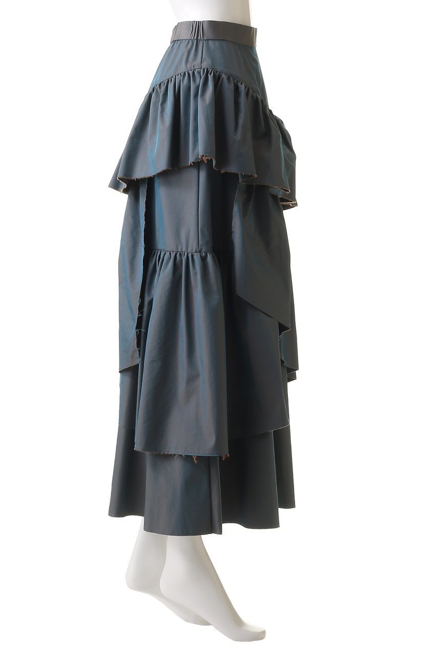 【メゾンスペシャル/MAISON SPECIAL】のFlare Tiered Skirt/フレアティアードスカート 人気、トレンドファッション・服の通販 founy(ファニー) 　ファッション　Fashion　レディースファッション　Fashion for Women　スカート　Skirts　ティアードスカート　Tiered Skirts　ロングスカート　Long Skirts / Maxi & Midi Skirts　コーティング　Coating, Coated Finish　シャンブレー　Chambray, Denim-Like Fabric　ティアードスカート　Tiered Skirt, Flounced Skirt　フェミニン　Feminine, Girly　フレア　Flare, Flared　ロング　Long, Long-Length　夏　Summer　エレガント 上品　Elegant　other-3|ID: prp329100004475175 ipo3291000000035334143