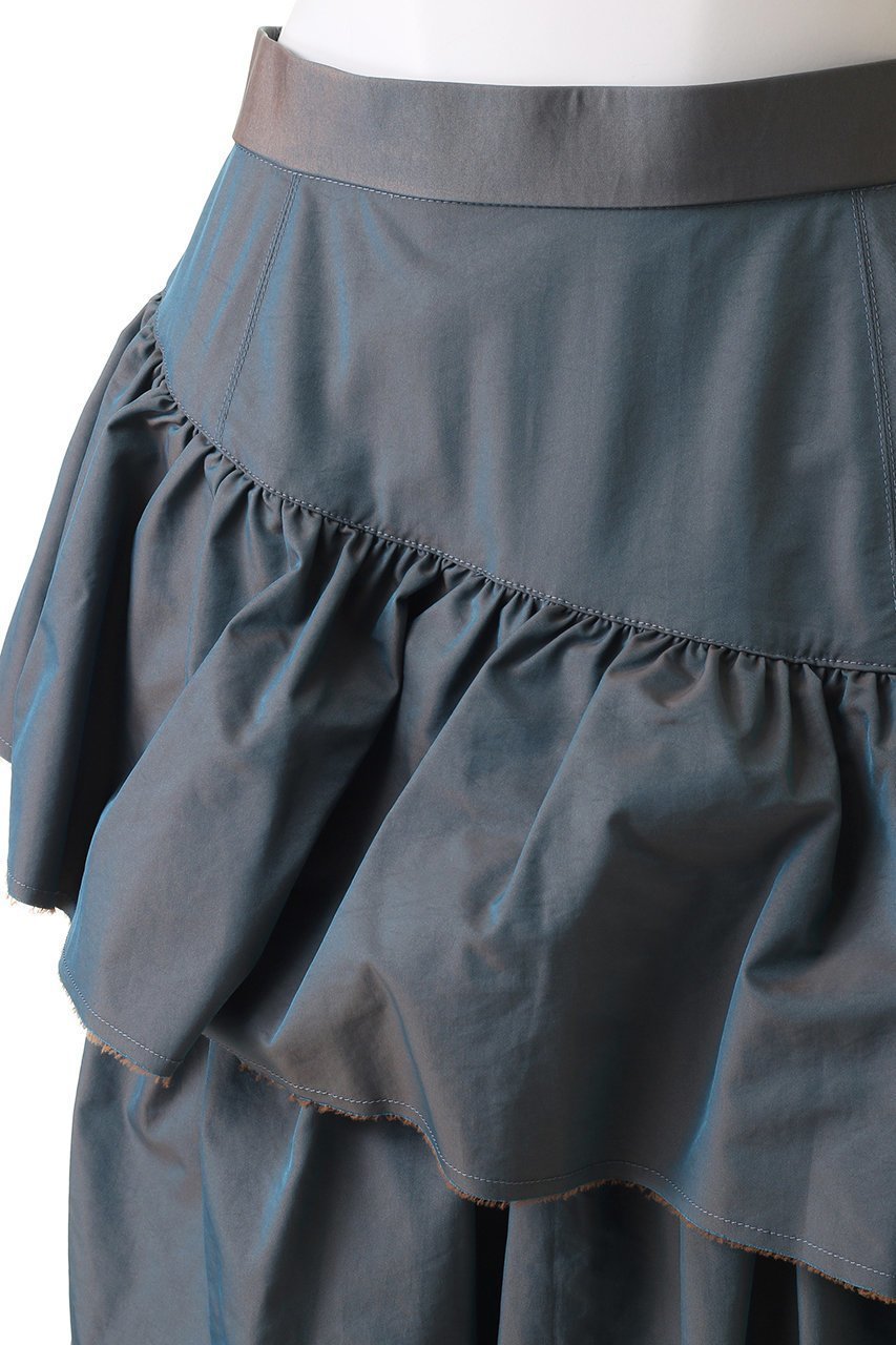 【メゾンスペシャル/MAISON SPECIAL】のFlare Tiered Skirt/フレアティアードスカート 人気、トレンドファッション・服の通販 founy(ファニー) 　ファッション　Fashion　レディースファッション　Fashion for Women　スカート　Skirts　ティアードスカート　Tiered Skirts　ロングスカート　Long Skirts / Maxi & Midi Skirts　コーティング　Coating, Coated Finish　シャンブレー　Chambray, Denim-Like Fabric　ティアードスカート　Tiered Skirt, Flounced Skirt　フェミニン　Feminine, Girly　フレア　Flare, Flared　ロング　Long, Long-Length　夏　Summer　エレガント 上品　Elegant　other-5|ID: prp329100004475175 ipo3291000000035334145