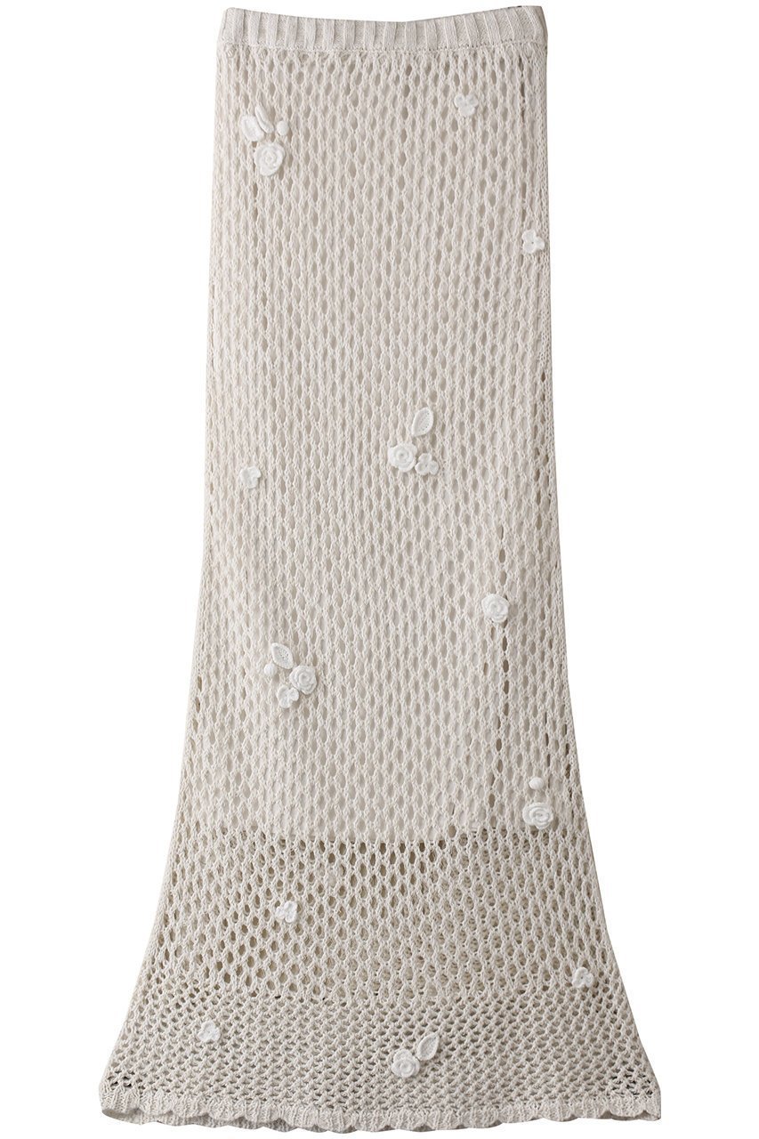 【メゾンスペシャル/MAISON SPECIAL】のMotif Skirt/モチーフスカート インテリア・キッズ・メンズ・レディースファッション・服の通販 founy(ファニー) 　ファッション　Fashion　レディースファッション　Fashion for Women　スカート　Skirts　ロングスカート　Long Skirts / Maxi & Midi Skirts　かぎ針　Crochet　セットアップ　Set-Up, Coordinated Outfit　手編み　Hand-Knitted, Handmade Knit　ビスチェ　Bustier, Corset Top　メッシュ　Mesh, Net Fabric　モチーフ　Motif, Design Theme　ロング　Long, Long-Length　再入荷　Restock / Back in Stock　おすすめ　Recommended / Our Picks　GRY(グレー)|ID: prp329100004475176 ipo3291000000032848026