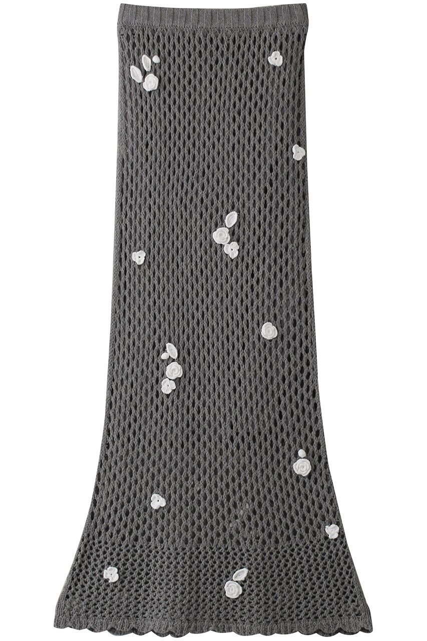 【メゾンスペシャル/MAISON SPECIAL】のMotif Skirt/モチーフスカート インテリア・キッズ・メンズ・レディースファッション・服の通販 founy(ファニー) 　ファッション　Fashion　レディースファッション　Fashion for Women　スカート　Skirts　ロングスカート　Long Skirts / Maxi & Midi Skirts　かぎ針　Crochet　セットアップ　Set-Up, Coordinated Outfit　手編み　Hand-Knitted, Handmade Knit　ビスチェ　Bustier, Corset Top　メッシュ　Mesh, Net Fabric　モチーフ　Motif, Design Theme　ロング　Long, Long-Length　再入荷　Restock / Back in Stock　おすすめ　Recommended / Our Picks　WHT(ホワイト)|ID: prp329100004475176 ipo3291000000032848032