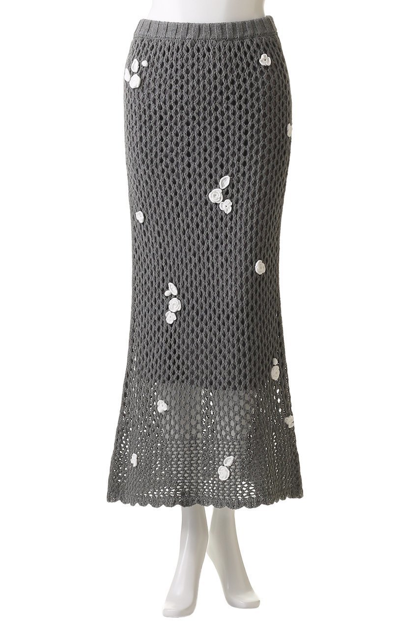 【メゾンスペシャル/MAISON SPECIAL】のMotif Skirt/モチーフスカート 人気、トレンドファッション・服の通販 founy(ファニー) 　ファッション　Fashion　レディースファッション　Fashion for Women　スカート　Skirts　ロングスカート　Long Skirts / Maxi & Midi Skirts　かぎ針　Crochet　セットアップ　Set-Up, Coordinated Outfit　手編み　Hand-Knitted, Handmade Knit　ビスチェ　Bustier, Corset Top　メッシュ　Mesh, Net Fabric　モチーフ　Motif, Design Theme　ロング　Long, Long-Length　再入荷　Restock / Back in Stock　おすすめ　Recommended / Our Picks　other-2|ID: prp329100004475176 ipo3291000000032848040
