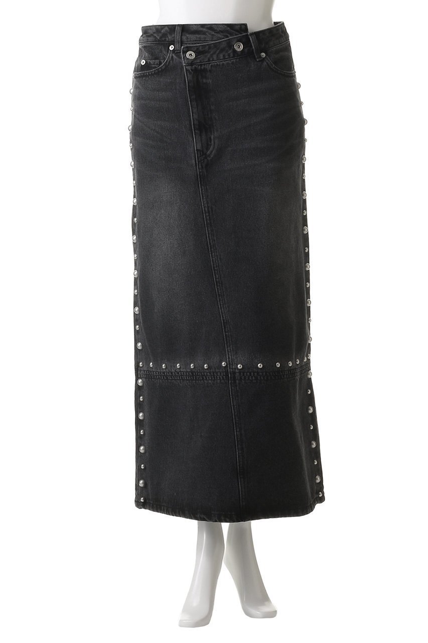 【メゾンスペシャル/MAISON SPECIAL】のStuds Denim Skirt/スタッズデニムスカート 人気、トレンドファッション・服の通販 founy(ファニー) 　ファッション　Fashion　レディースファッション　Fashion for Women　スカート　Skirts　デニムスカート・カジュアルスカート　Denim Skirts　ロングスカート　Long Skirts / Maxi & Midi Skirts　シンプル　Simple, Minimal　スタッズ　Studs, Metal Accents　スリット　Slit, Slit Detail　セットアップ　Set-Up, Coordinated Outfit　デニム　Denim, Jeans Material　ビスチェ　Bustier, Corset Top　マキシ　Maxi, Full Length　ロング　Long, Long-Length　おすすめ　Recommended / Our Picks　other-2|ID: prp329100004475177 ipo3291000000036790638
