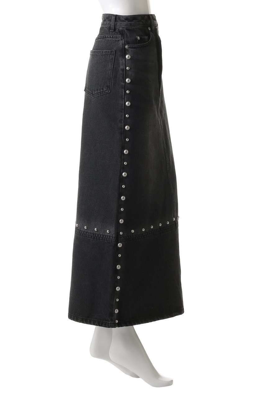 【メゾンスペシャル/MAISON SPECIAL】のStuds Denim Skirt/スタッズデニムスカート 人気、トレンドファッション・服の通販 founy(ファニー) 　ファッション　Fashion　レディースファッション　Fashion for Women　スカート　Skirts　デニムスカート・カジュアルスカート　Denim Skirts　ロングスカート　Long Skirts / Maxi & Midi Skirts　シンプル　Simple, Minimal　スタッズ　Studs, Metal Accents　スリット　Slit, Slit Detail　セットアップ　Set-Up, Coordinated Outfit　デニム　Denim, Jeans Material　ビスチェ　Bustier, Corset Top　マキシ　Maxi, Full Length　ロング　Long, Long-Length　おすすめ　Recommended / Our Picks　other-3|ID: prp329100004475177 ipo3291000000036790639