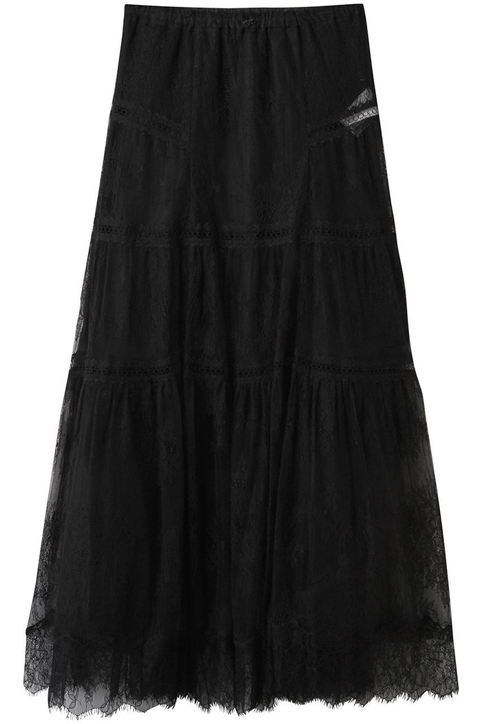 【メゾンスペシャル/MAISON SPECIAL】のLace Tiered Skirt/レースティアードスカート インテリア・キッズ・メンズ・レディースファッション・服の通販 founy(ファニー) https://founy.com/ ファッション Fashion レディースファッション Fashion for Women スカート Skirts ティアードスカート Tiered Skirts ロングスカート Long Skirts / Maxi & Midi Skirts シアー Sheer, See-Through ドレープ Drape, Draping Fabric マキシ Maxi, Full Length モチーフ Motif, Design Theme レース Lace, Lace Fabric ロング Long, Long-Length エレガント 上品 Elegant |ID: prp329100004475180 ipo3291000000035056748