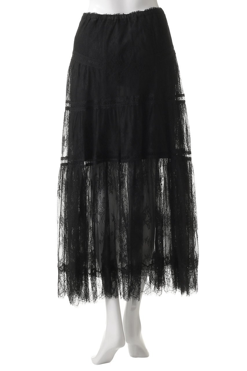 【メゾンスペシャル/MAISON SPECIAL】のLace Tiered Skirt/レースティアードスカート 人気、トレンドファッション・服の通販 founy(ファニー) 　ファッション　Fashion　レディースファッション　Fashion for Women　スカート　Skirts　ティアードスカート　Tiered Skirts　ロングスカート　Long Skirts / Maxi & Midi Skirts　シアー　Sheer, See-Through　ドレープ　Drape, Draping Fabric　マキシ　Maxi, Full Length　モチーフ　Motif, Design Theme　レース　Lace, Lace Fabric　ロング　Long, Long-Length　エレガント 上品　Elegant　other-4|ID: prp329100004475180 ipo3291000000035951664
