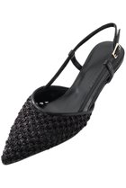 【コルソローマ9/CORSO ROMA9】のメッシュバックストラップパンプス ブラック|ID: prp329100004475183 ipo3291000000032852936