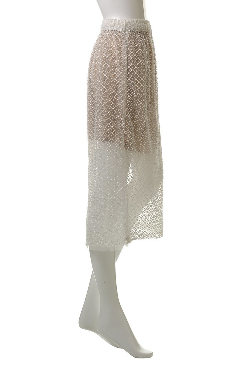 【メゾンスペシャル/MAISON SPECIAL】のPearl Beaded Skirt/パールビーズスカート 人気、トレンドファッション・服の通販 founy(ファニー) 　ファッション　Fashion　レディースファッション　Fashion for Women　スカート　Skirts　ロングスカート　Long Skirts / Maxi & Midi Skirts　チュール　Tulip, Tulip Motif　デニム　Denim, Jeans Material　パール　Pearl, Pearl Accent　ロング　Long, Long-Length　おすすめ　Recommended / Our Picks　夏　Summer　エレガント 上品　Elegant　other-3|ID: prp329100004475189 ipo3291000000032808425