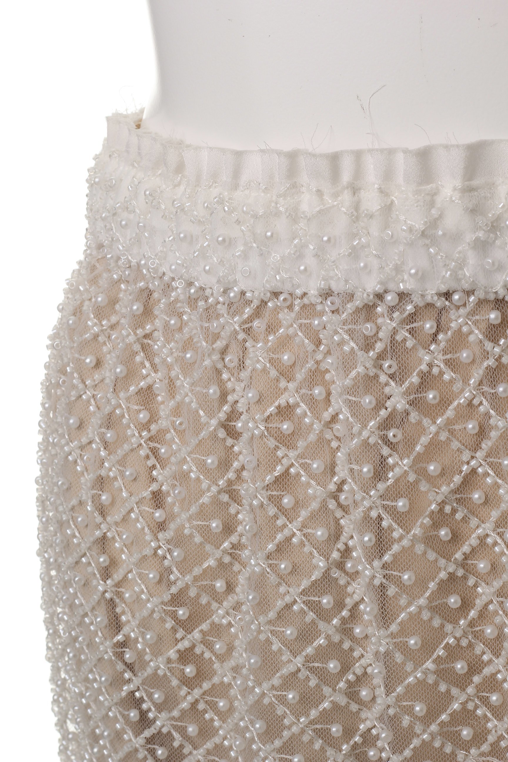 【メゾンスペシャル/MAISON SPECIAL】のPearl Beaded Skirt/パールビーズスカート 人気、トレンドファッション・服の通販 founy(ファニー) 　ファッション　Fashion　レディースファッション　Fashion for Women　スカート　Skirts　ロングスカート　Long Skirts / Maxi & Midi Skirts　チュール　Tulip, Tulip Motif　デニム　Denim, Jeans Material　パール　Pearl, Pearl Accent　ロング　Long, Long-Length　おすすめ　Recommended / Our Picks　夏　Summer　エレガント 上品　Elegant　other-6|ID: prp329100004475189 ipo3291000000035889035