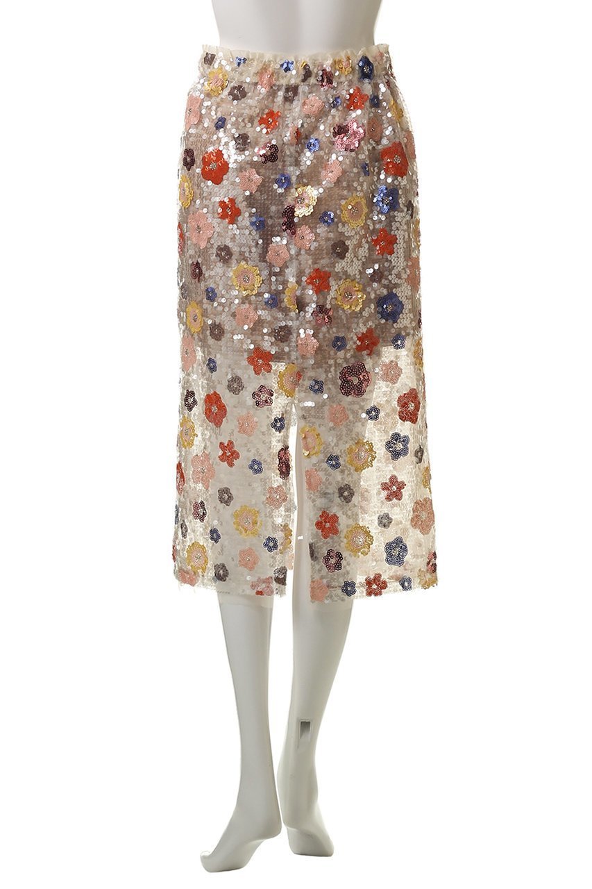 【メゾンスペシャル/MAISON SPECIAL】のColorful Flower Sequin Skirt/カラフルフラワースパンコールスカート 人気、トレンドファッション・服の通販 founy(ファニー) 　ファッション　Fashion　レディースファッション　Fashion for Women　スカート　Skirts　ロングスカート　Long Skirts / Maxi & Midi Skirts　カラフル　Colorful Design　スパンコール　Sequins, Sequin Embellishment　チュール　Tulip, Tulip Motif　デニム　Denim, Jeans Material　マキシ　Maxi, Full Length　ロング　Long, Long-Length　おすすめ　Recommended / Our Picks　夏　Summer　other-4|ID: prp329100004475190 ipo3291000000032813571