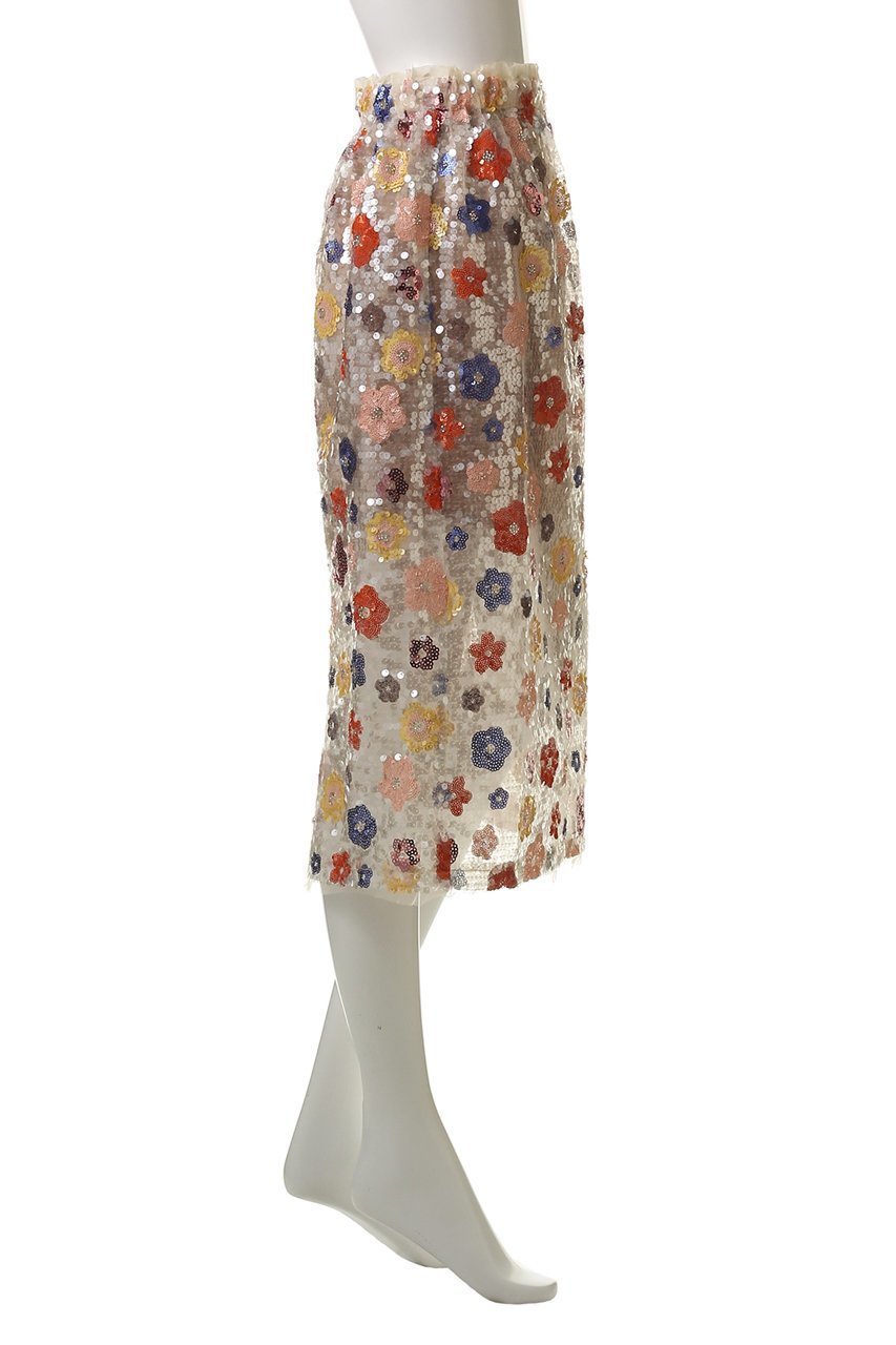 【メゾンスペシャル/MAISON SPECIAL】のColorful Flower Sequin Skirt/カラフルフラワースパンコールスカート 大人の最旬トレンドファッション＆コーディネート founy(ファウニー) 　ファッション　Fashion　レディースファッション　Fashion for Women　スカート　Skirts　ロングスカート　Long Skirts / Maxi & Midi Skirts　カラフル　Colorful Design　スパンコール　Sequins, Sequin Embellishment　チュール　Tulip, Tulip Motif　デニム　Denim, Jeans Material　マキシ　Maxi, Full Length　ロング　Long, Long-Length　おすすめ　Recommended / Our Picks　夏　Summer　other-3|ID: prp329100004475190 ipo3291000000036885125