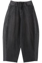 【メゾンスペシャル/MAISON SPECIAL】のCurve Denim Pants/カーブデニムパンツ 人気、トレンドファッション・服の通販 founy(ファニー) ファッション Fashion レディースファッション Fashion for Women パンツ Pants & Trousers デニムパンツ・ジーンズ・美脚デニム Denim Jeans & Pants インディゴ Indigo Denim ウォッシュ Washed Finish シンプル Simple, Minimal ジャケット Jacket, Outerwear デニム Denim, Jeans Material リラックス Relax, Relaxed Fit ロング Long, Long-Length thumbnail BLK(ブラック)|ID: prp329100004475191 ipo3291000000032808432