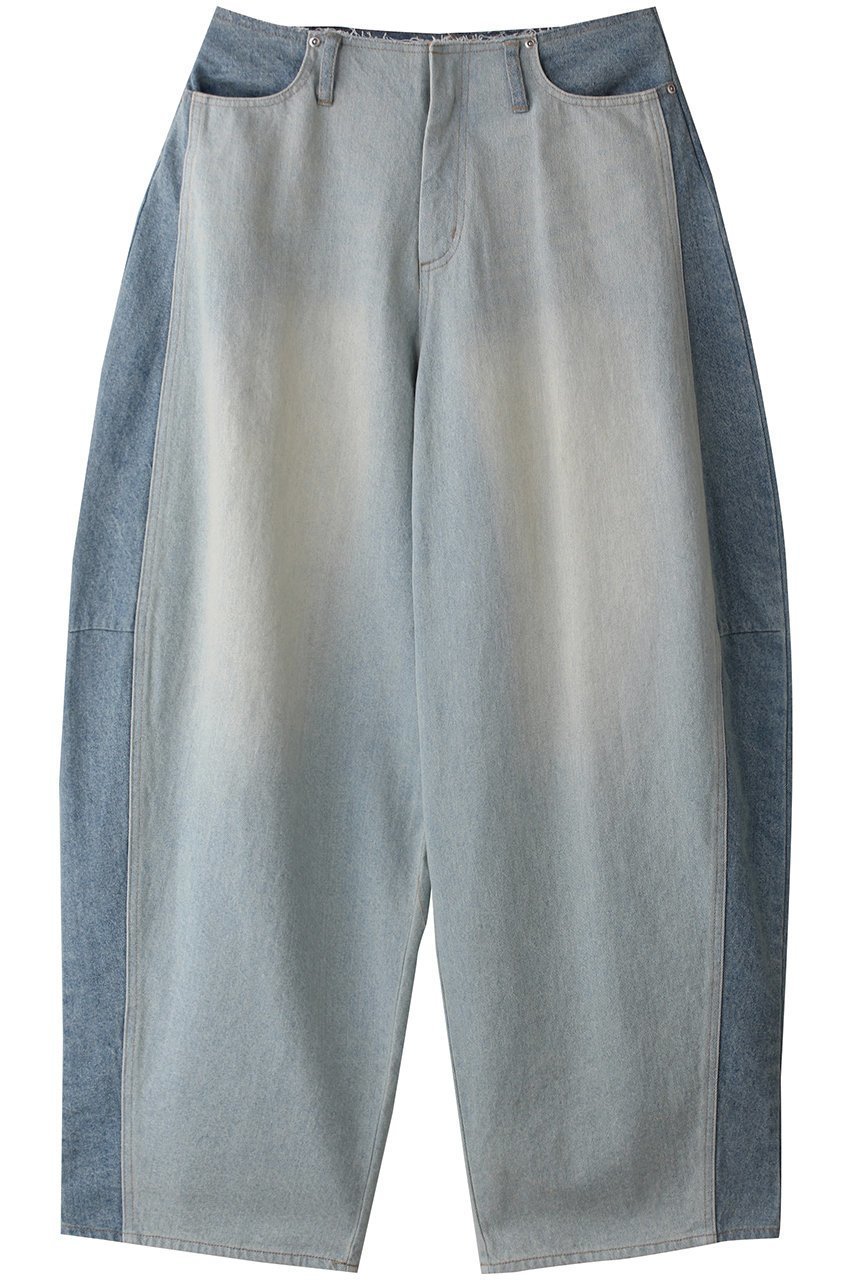 【メゾンスペシャル/MAISON SPECIAL】のCurve Denim Pants/カーブデニムパンツ インテリア・キッズ・メンズ・レディースファッション・服の通販 founy(ファニー) ファッション Fashion レディースファッション Fashion for Women パンツ Pants & Trousers デニムパンツ・ジーンズ・美脚デニム Denim Jeans & Pants インディゴ Indigo Denim ウォッシュ Washed Finish シンプル Simple, Minimal ジャケット Jacket, Outerwear デニム Denim, Jeans Material リラックス Relax, Relaxed Fit ロング Long, Long-Length BLU(ブルー)|ID: prp329100004475191 ipo3291000000032808434