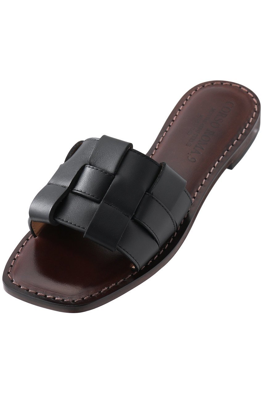 【コルソローマ9/CORSO ROMA9】のイントレチャートスライドサンダル 人気、トレンドファッション・服の通販 founy(ファニー) 　ファッション　Fashion　レディースファッション　Fashion for Women　エレガント 上品　Elegant　サンダル　Sandals, Summer Shoes　ジャケット　Jacket, Outerwear　デニム　Denim, Jeans Material　other-4|ID: prp329100004475192 ipo3291000000032852793