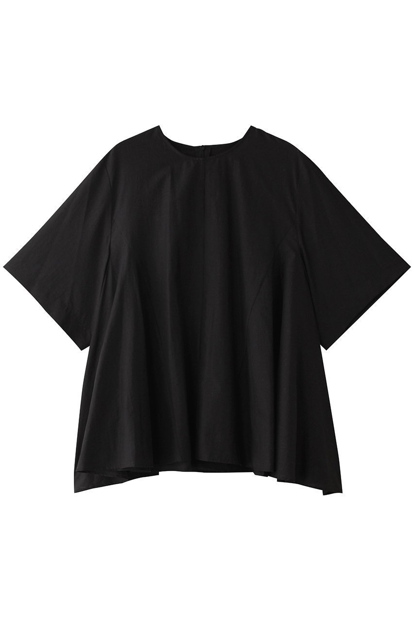 【アドーア/ADORE】のコットンナイロンタフタブラウス インテリア・キッズ・メンズ・レディースファッション・服の通販 founy(ファニー) 　ファッション　Fashion　レディースファッション　Fashion for Women　トップス・カットソー　Cut & Sew Tops　シャツ・ブラウス・オフィスカジュアル　Elegant Blouses & Button-Ups　ショート　Short, Short Length　シンプル　Simple, Minimal　スリーブ　Sleeve, Long Sleeve / Short Sleeve　セットアップ　Set-Up, Coordinated Outfit　フレア　Flare, Flared　エレガント 上品　Elegant　夏　Summer　ブラック|ID: prp329100004475209 ipo3291000000032813827