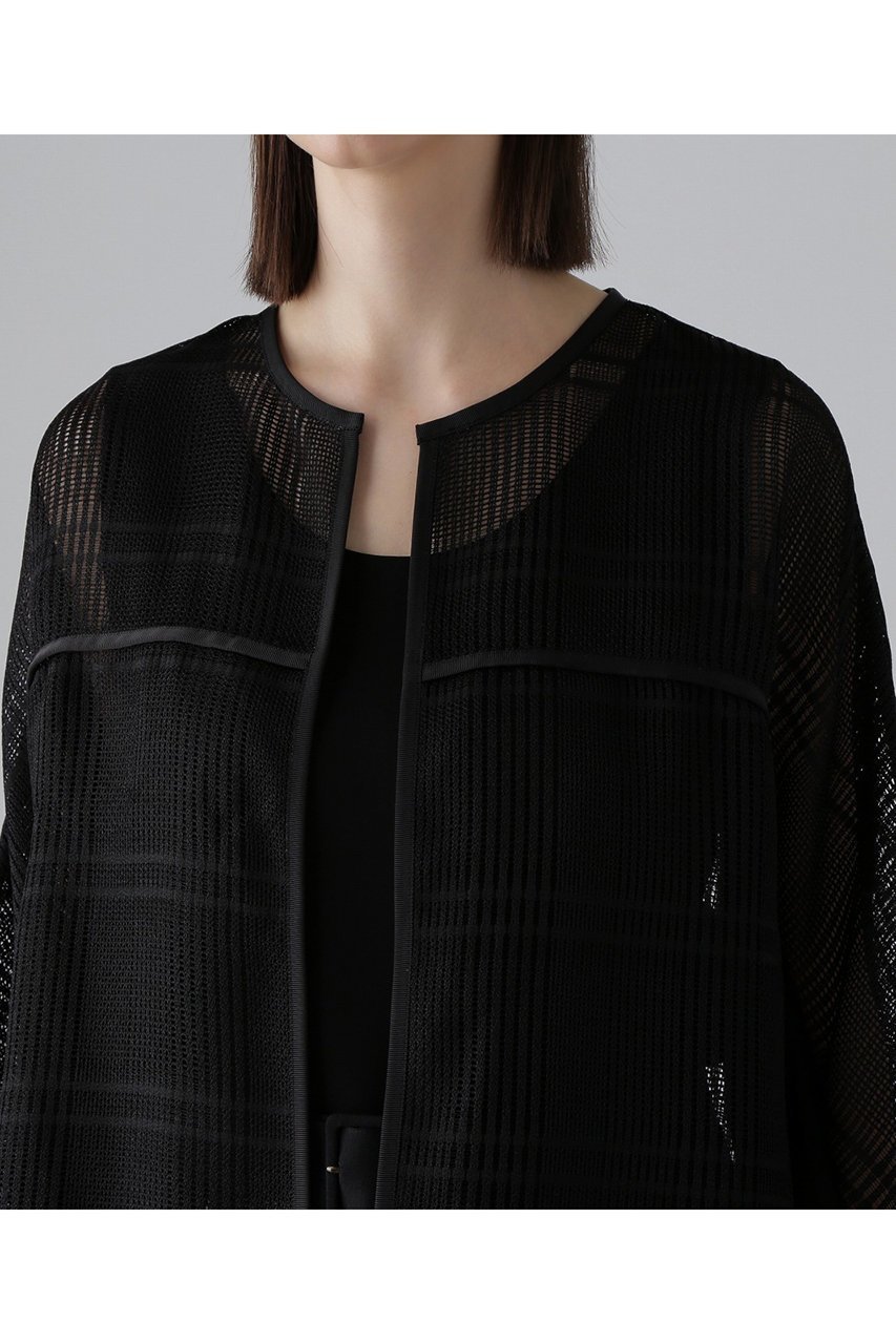 【アドーア/ADORE】のレノクロスチェックジャケット 人気、トレンドファッション・服の通販 founy(ファニー) 　ファッション　Fashion　レディースファッション　Fashion for Women　アウター　Coat / Outerwear Collection　レディースジャケット・軽アウター　Jackets　グログラン　Grosgrain, Grosgrain Ribbon　ジャケット　Jacket, Outerwear　チェック　Check, Plaid, Tartan　パイピング　Piping, Trim Design　メッシュ　Mesh, Net Fabric　エレガント 上品　Elegant　other-4|ID: prp329100004475210 ipo3291000000032813834
