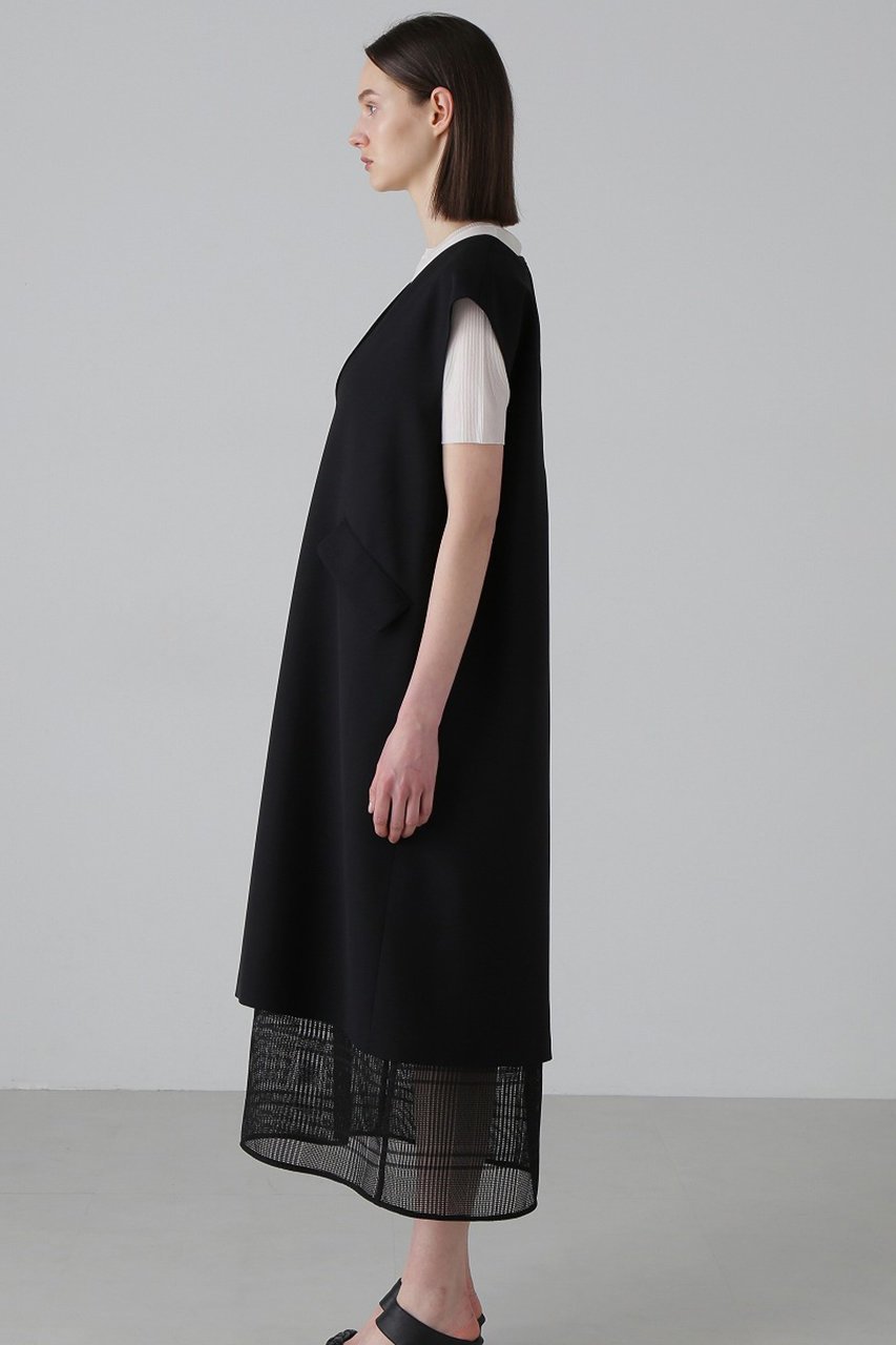 【アドーア/ADORE】のレノクロスチェックワンピース 人気、トレンドファッション・服の通販 founy(ファニー) 　ファッション　Fashion　レディースファッション　Fashion for Women　ワンピース　Dresses　チュニック　Tunic Tops & Dresses　カットソー　Cut and Sewn Top　チェック　Check, Plaid, Tartan　チュニック　Tunic, Long Top　レース　Lace, Lace Fabric　ロング　Long, Long-Length　無地　Plain, Solid Color　other-6|ID: prp329100004475211 ipo3291000000032813845