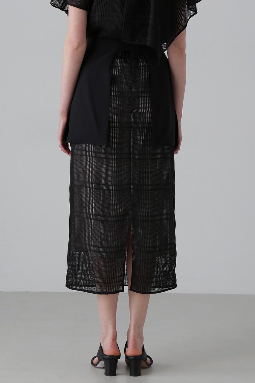 【アドーア/ADORE】のレノクロスチェックスカート 人気、トレンドファッション・服の通販 founy(ファニー) 　ファッション　Fashion　レディースファッション　Fashion for Women　スカート　Skirts　スリット　Slit, Slit Detail　チェック　Check, Plaid, Tartan　ポケット　Pocket, Pocket Detail　エレガント 上品　Elegant　無地　Plain, Solid Color　other-3|ID: prp329100004475212 ipo3291000000032813851