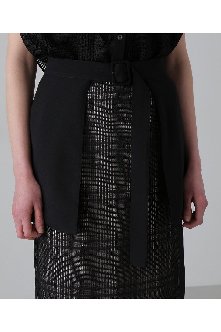 【アドーア/ADORE】のレノクロスチェックスカート 人気、トレンドファッション・服の通販 founy(ファニー) 　ファッション　Fashion　レディースファッション　Fashion for Women　スカート　Skirts　スリット　Slit, Slit Detail　チェック　Check, Plaid, Tartan　ポケット　Pocket, Pocket Detail　エレガント 上品　Elegant　無地　Plain, Solid Color　other-4|ID: prp329100004475212 ipo3291000000032813852