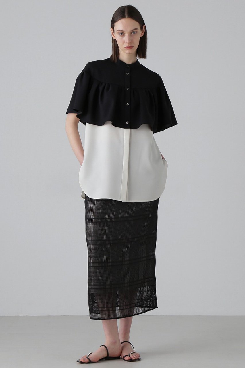 【アドーア/ADORE】のレノクロスチェックスカート 人気、トレンドファッション・服の通販 founy(ファニー) 　ファッション　Fashion　レディースファッション　Fashion for Women　スカート　Skirts　スリット　Slit, Slit Detail　チェック　Check, Plaid, Tartan　ポケット　Pocket, Pocket Detail　エレガント 上品　Elegant　無地　Plain, Solid Color　other-7|ID: prp329100004475212 ipo3291000000032813855