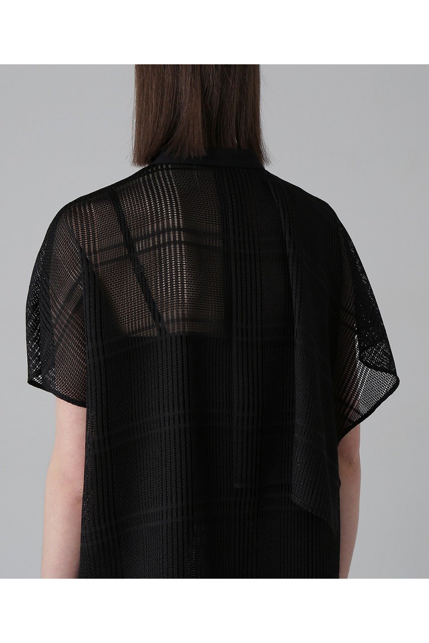 【アドーア/ADORE】のレノクロスチェックブラウス 人気、トレンドファッション・服の通販 founy(ファニー) 　ファッション　Fashion　レディースファッション　Fashion for Women　トップス・カットソー　Cut & Sew Tops　シャツ・ブラウス・オフィスカジュアル　Elegant Blouses & Button-Ups　ショート　Short, Short Length　スリーブ　Sleeve, Long Sleeve / Short Sleeve　チェック　Check, Plaid, Tartan　ヘムライン　Hemline, Bottom Cut　ポケット　Pocket, Pocket Detail　エレガント 上品　Elegant　無地　Plain, Solid Color　other-6|ID: prp329100004475213 ipo3291000000032813862