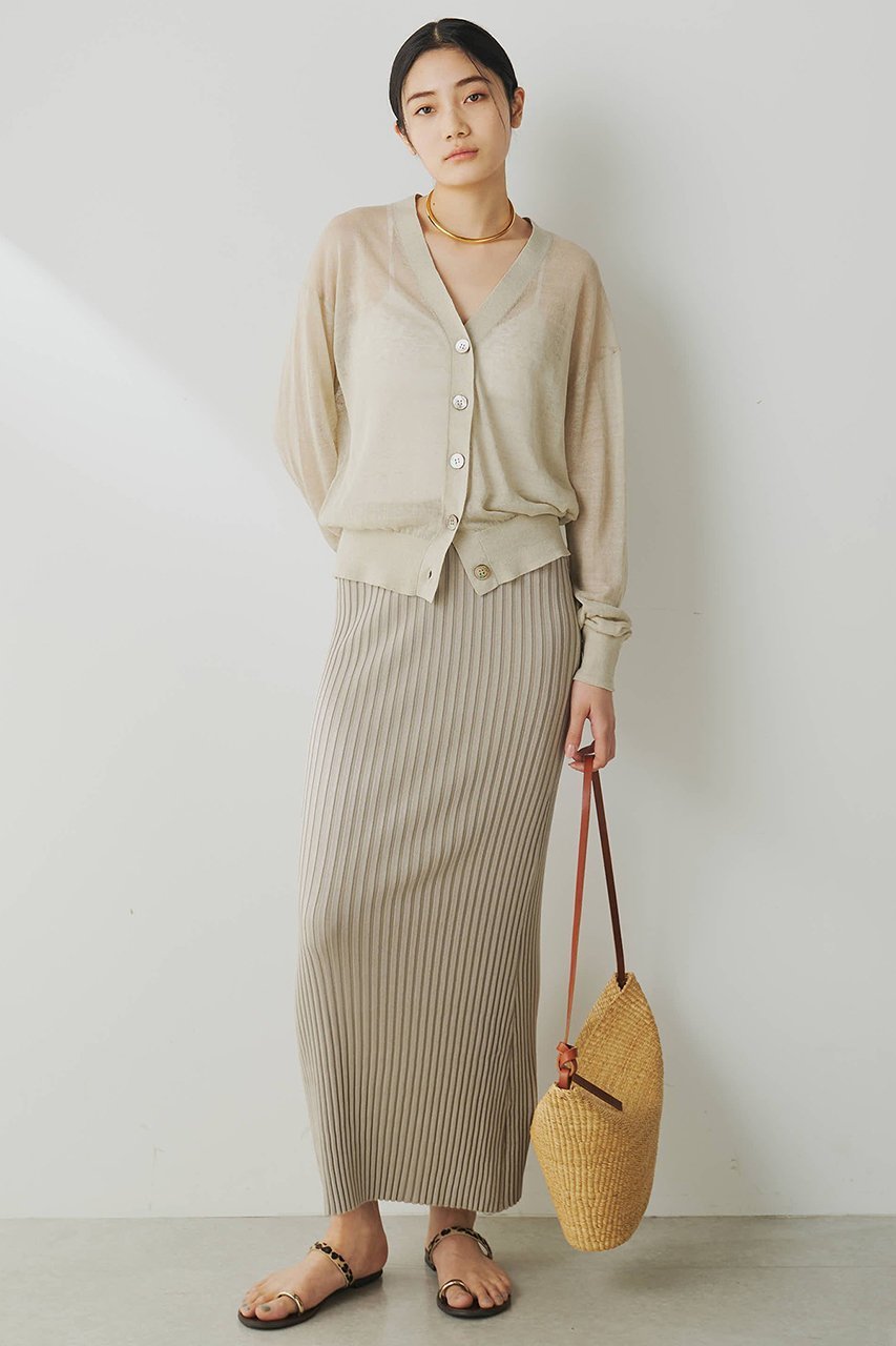 【ウィムガゼット/Whim Gazette】のニットフィットスカート 人気、トレンドファッション・服の通販 founy(ファニー) 　ファッション　Fashion　レディースファッション　Fashion for Women　スカート　Skirts　ロングスカート　Long Skirts / Maxi & Midi Skirts　エレガント 上品　Elegant　クリスタル　Crystal, Swarovski　シンプル　Simple, Minimal　定番　Standard, Basic Item　人気　Popular, Best Seller　フレア　Flare, Flared　ロング　Long, Long-Length　 other-1|ID: prp329100004475214 ipo3291000000032810654