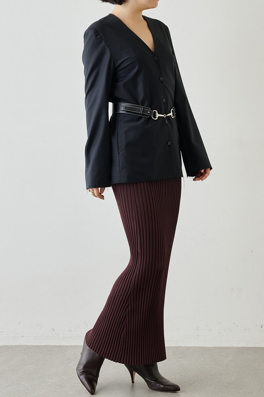 【ウィムガゼット/Whim Gazette】のニットフィットスカート 人気、トレンドファッション・服の通販 founy(ファニー) 　ファッション　Fashion　レディースファッション　Fashion for Women　スカート　Skirts　ロングスカート　Long Skirts / Maxi & Midi Skirts　エレガント 上品　Elegant　クリスタル　Crystal, Swarovski　シンプル　Simple, Minimal　定番　Standard, Basic Item　人気　Popular, Best Seller　フレア　Flare, Flared　ロング　Long, Long-Length　other-3|ID: prp329100004475214 ipo3291000000032810660