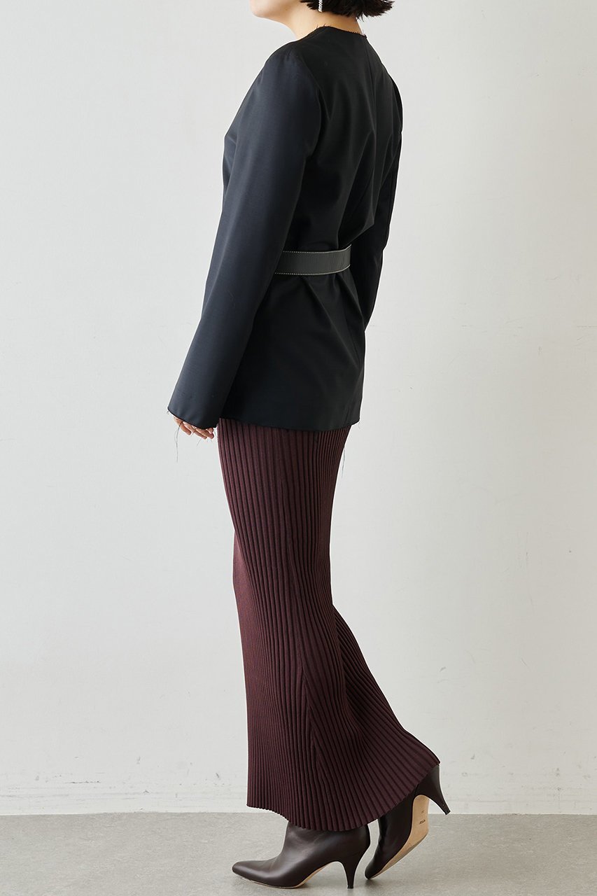【ウィムガゼット/Whim Gazette】のニットフィットスカート 人気、トレンドファッション・服の通販 founy(ファニー) 　ファッション　Fashion　レディースファッション　Fashion for Women　スカート　Skirts　ロングスカート　Long Skirts / Maxi & Midi Skirts　エレガント 上品　Elegant　クリスタル　Crystal, Swarovski　シンプル　Simple, Minimal　定番　Standard, Basic Item　人気　Popular, Best Seller　フレア　Flare, Flared　ロング　Long, Long-Length　other-5|ID: prp329100004475214 ipo3291000000032810662
