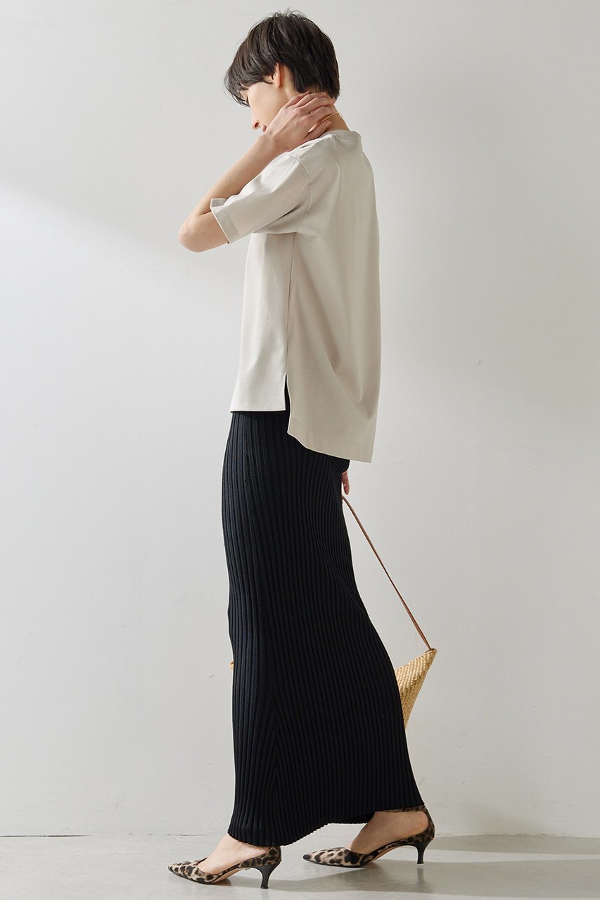 【ウィムガゼット/Whim Gazette】のニットフィットスカート 人気、トレンドファッション・服の通販 founy(ファニー) 　ファッション　Fashion　レディースファッション　Fashion for Women　スカート　Skirts　ロングスカート　Long Skirts / Maxi & Midi Skirts　エレガント 上品　Elegant　クリスタル　Crystal, Swarovski　シンプル　Simple, Minimal　定番　Standard, Basic Item　人気　Popular, Best Seller　フレア　Flare, Flared　ロング　Long, Long-Length　other-4|ID: prp329100004475214 ipo3291000000033663147