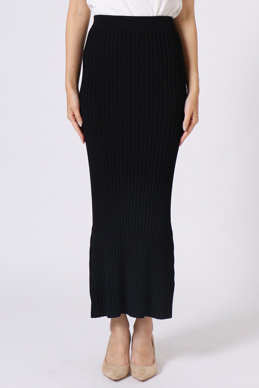 【ウィムガゼット/Whim Gazette】のニットフィットスカート 人気、トレンドファッション・服の通販 founy(ファニー) 　ファッション　Fashion　レディースファッション　Fashion for Women　スカート　Skirts　ロングスカート　Long Skirts / Maxi & Midi Skirts　エレガント 上品　Elegant　クリスタル　Crystal, Swarovski　シンプル　Simple, Minimal　定番　Standard, Basic Item　人気　Popular, Best Seller　フレア　Flare, Flared　ロング　Long, Long-Length　other-7|ID: prp329100004475214 ipo3291000000036260121