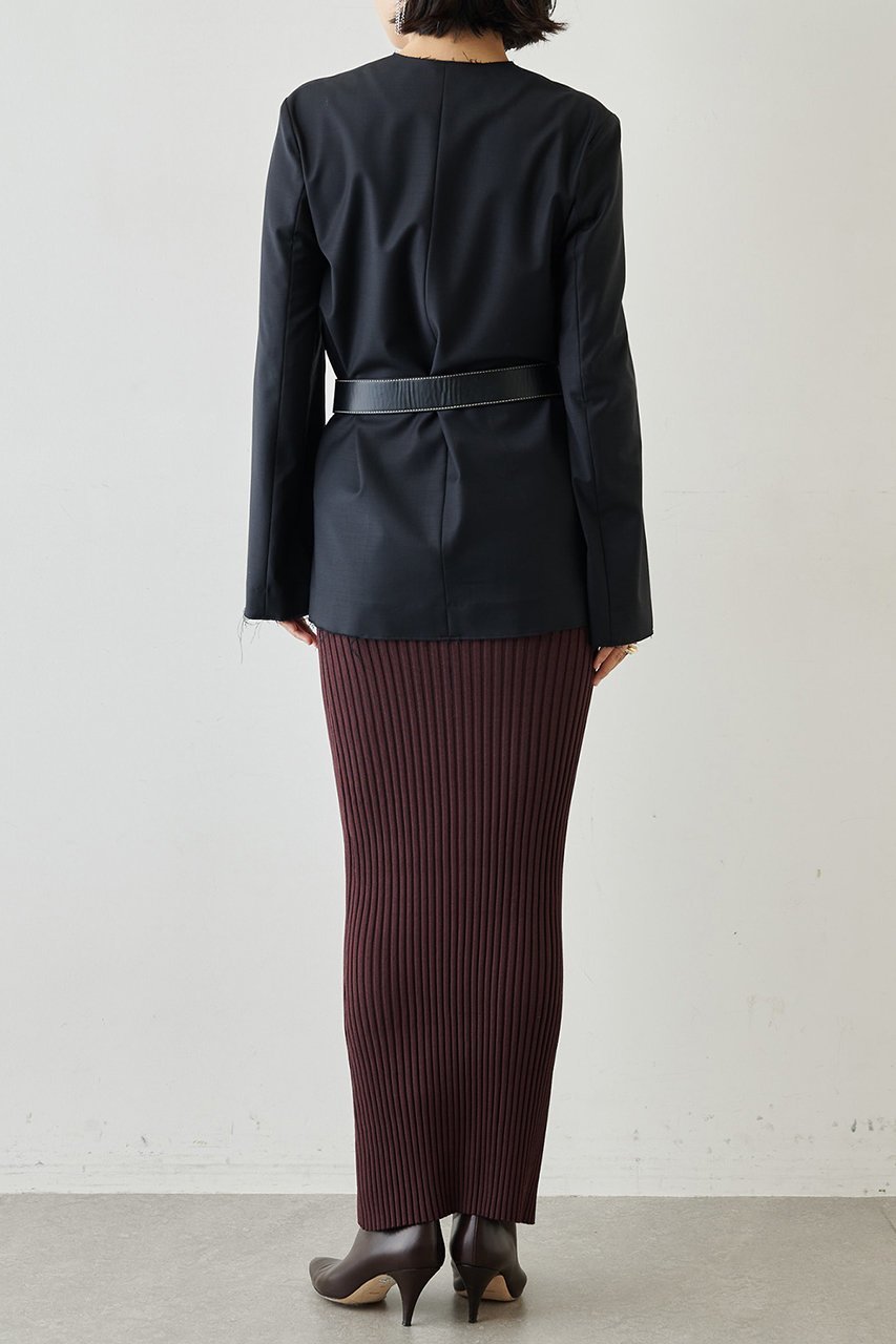 【ウィムガゼット/Whim Gazette】のニットフィットスカート 人気、トレンドファッション・服の通販 founy(ファニー) 　ファッション　Fashion　レディースファッション　Fashion for Women　スカート　Skirts　ロングスカート　Long Skirts / Maxi & Midi Skirts　エレガント 上品　Elegant　クリスタル　Crystal, Swarovski　シンプル　Simple, Minimal　定番　Standard, Basic Item　人気　Popular, Best Seller　フレア　Flare, Flared　ロング　Long, Long-Length　other-4|ID: prp329100004475214 ipo3291000000036622439