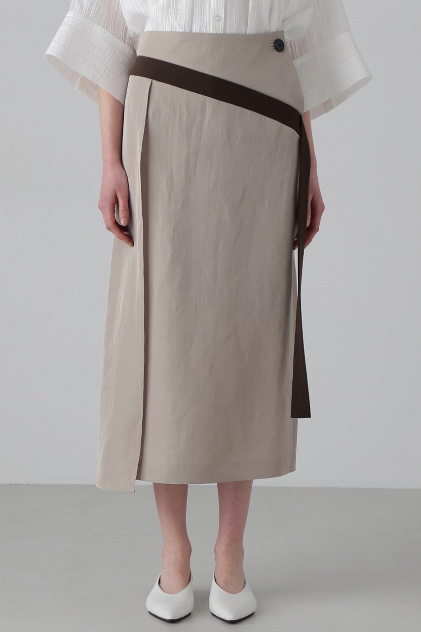 【アドーア/ADORE】のシルキープレーンクロススカート インテリア・キッズ・メンズ・レディースファッション・服の通販 founy(ファニー) 　ファッション　Fashion　レディースファッション　Fashion for Women　スカート　Skirts　ロングスカート　Long Skirts / Maxi & Midi Skirts　シンプル　Simple, Minimal　ジャケット　Jacket, Outerwear　ストライプ　Stripe, Striped Pattern　セットアップ　Set-Up, Coordinated Outfit　ロング　Long, Long-Length　エレガント 上品　Elegant　再入荷　Restock / Back in Stock　無地　Plain, Solid Color　ベージュ|ID: prp329100004475216 ipo3291000000034990718