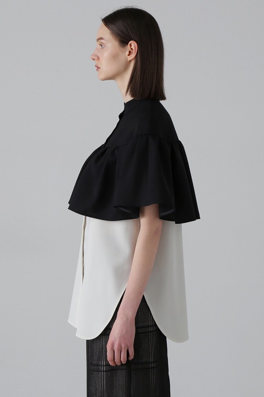 【アドーア/ADORE】のケープブラウス 人気、トレンドファッション・服の通販 founy(ファニー) 　ファッション　Fashion　レディースファッション　WOMEN　トップス・カットソー　Tops/Tshirt　シャツ/ブラウス　Shirts/Blouses　ギャザー　Gather　ショート　Short　スリーブ　Sleeve　ドレープ　Drape　ノースリーブ　No Sleeve　フェミニン　Feminine　エレガント 上品　Elegant　other-2|ID: prp329100004475217 ipo3291000000032243853