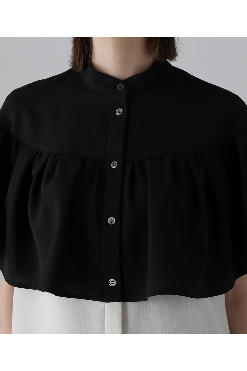 【アドーア/ADORE】のケープブラウス 人気、トレンドファッション・服の通販 founy(ファニー) 　ファッション　Fashion　レディースファッション　WOMEN　トップス・カットソー　Tops/Tshirt　シャツ/ブラウス　Shirts/Blouses　ギャザー　Gather　ショート　Short　スリーブ　Sleeve　ドレープ　Drape　ノースリーブ　No Sleeve　フェミニン　Feminine　エレガント 上品　Elegant　other-4|ID: prp329100004475217 ipo3291000000032243855